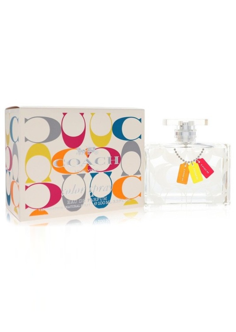 Coach Signature Color by Coach Eau De Parfum Spray 3.3 oz Women