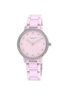 Coach Women's Pink dial Watch