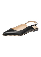 Coach Women's VAE Leather Skimmer Ballet Flat