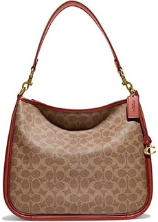 Coach Coated Canvas Signature Cary Shoulder Bag