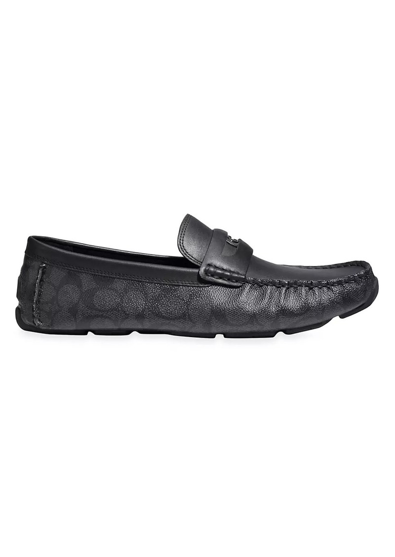 Coach Coin Signature Driving Loafers