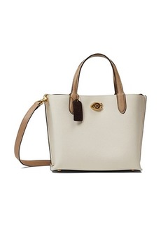 Coach Color-Block Leather Willow Tote 24