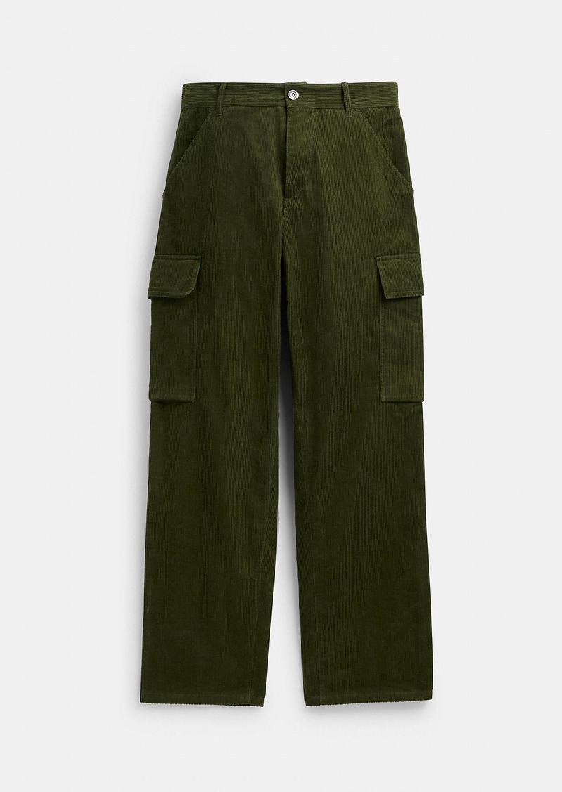 Coach Corduroy Cargo Pants