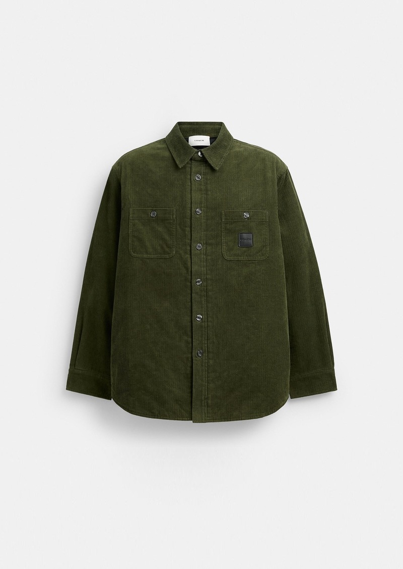 Coach Corduroy Shirt Jacket