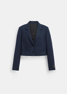 Coach Cropped Blazer