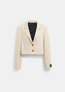 Coach Cropped Blazer