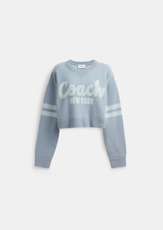 Cropped Coach Sweater