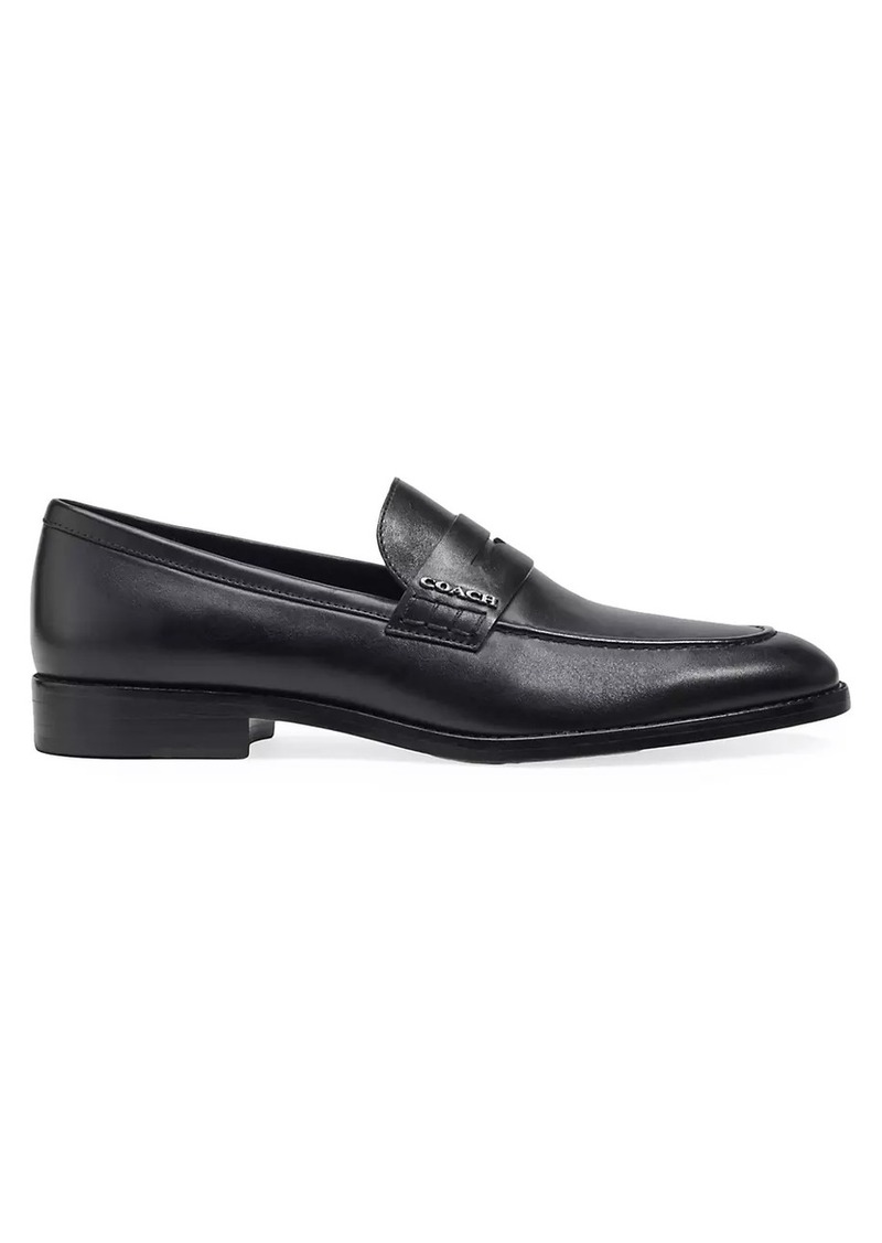 Coach Declan Leather Penny Loafers