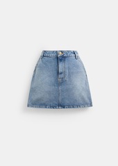 Coach Denim Skirt