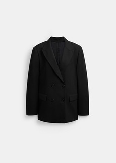 Coach Double Breasted Blazer