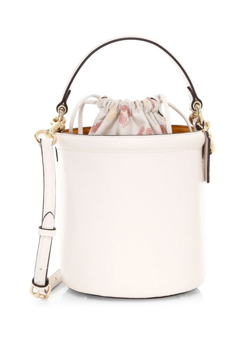 coach drawstring bucket bag