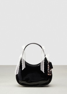 Ergo Bag In Crinkle Patent Coachtopia Leather: Lace Bows