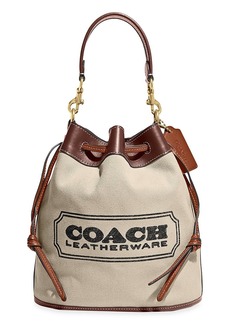 Coach Field Canvas Bucket Bag