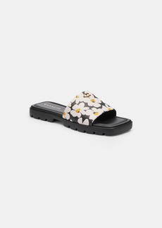 Coach Florence Sandal With Floral Print