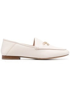 Coach Hannah chain-strap leather loafers
