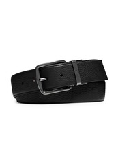 Coach Harness Buckle Cut-To-Size Reversible Leather Belt
