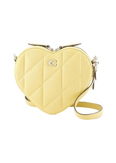 Heart Crossbody - Coach - Leather - Yellow