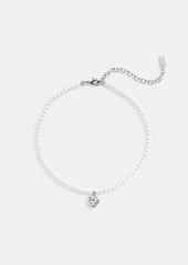 Coach Heart Pearl Choker Necklace