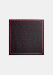 Coach Hearts Print Silk Square Scarf