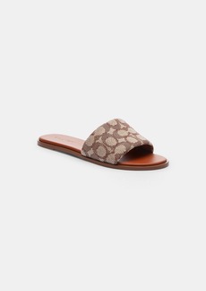 Coach Holly Sandal In Signature Textile Jacquard