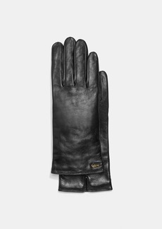 Coach Horse And Carriage Leather Tech Gloves