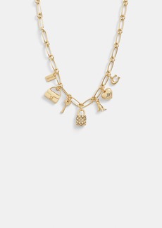 Coach Iconic Charm Chain Necklace