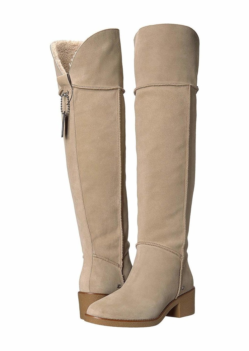 over the knee coach boots