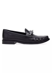 Coach Jess Leather Chain Loafers