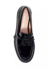 Coach Leah 38MM Patent Leather Loafers