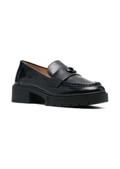 Coach Leah chunky sole leather loafers