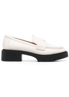 Coach Leah chunky sole leather loafers