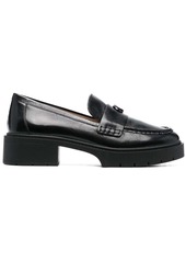 Coach Leah chunky sole leather loafers