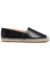 Coach leather round-toe espadrilles