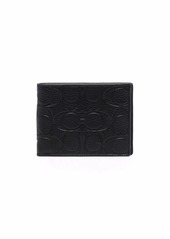 Coach logo-embossed bi-fold wallet