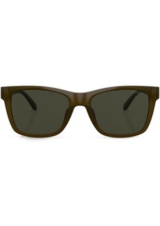 Coach logo square-frame sunglasses