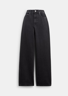 Coach Loose Fit Jeans In Organic Cotton