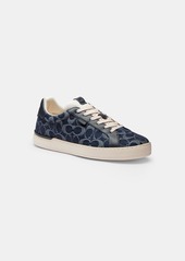 Coach Lowline Low Top Sneaker In Signature Denim