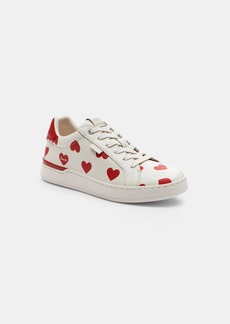 Coach Lowline Low Top Sneaker With Valentine's Print
