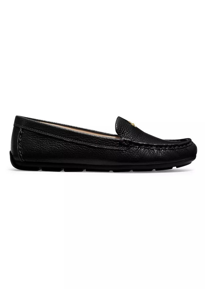 Coach Marley Logo Leather Driving Loafers