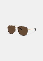 Coach Metal Windsor Pilot Sunglasses