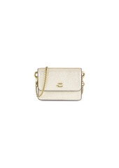 COACH Signature Logo Colorblock Half Flap Card Case