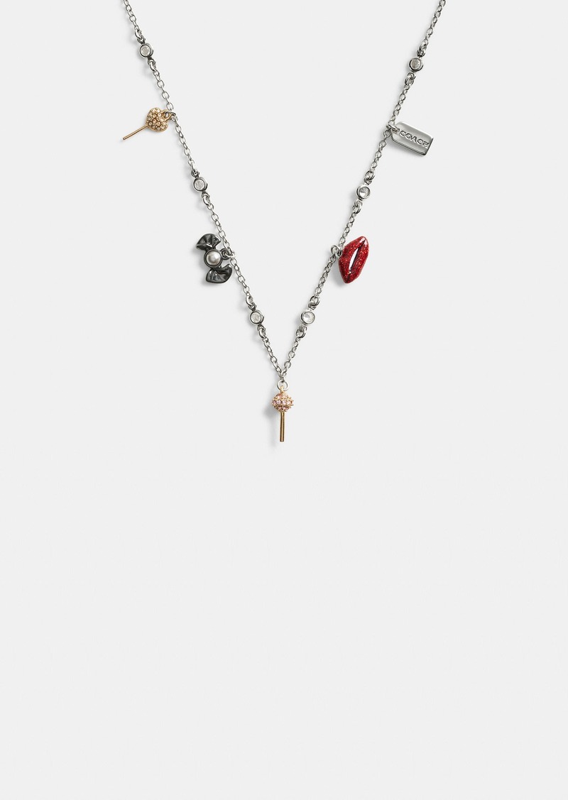 Coach Mini Candy Charm Necklace