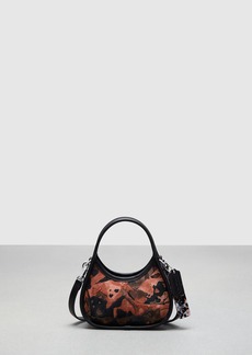 Coach Mini Ergo Bag With Crossbody Strap In Upcrushed Upcrafted Leather