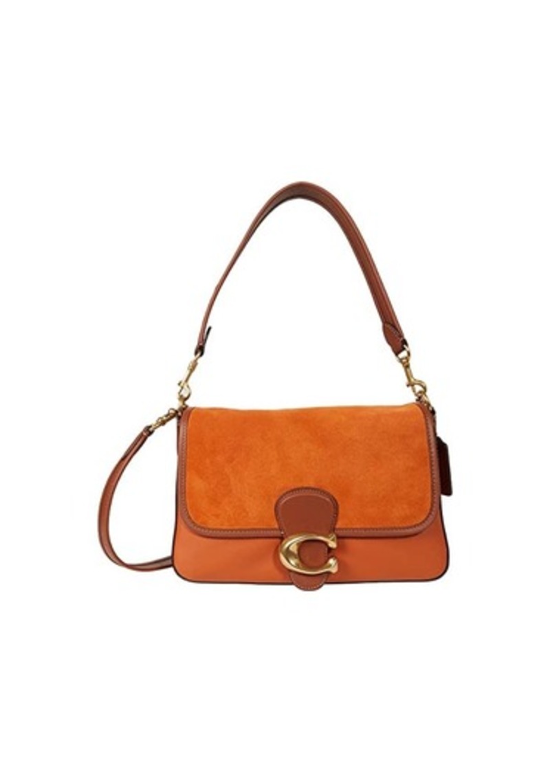 Coach Cassie Crossbody In Mixed Leather With Snake Print