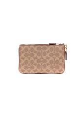 Coach monogram-pattern logo-plaque wallet