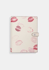 Coach Notebook With Lip Print