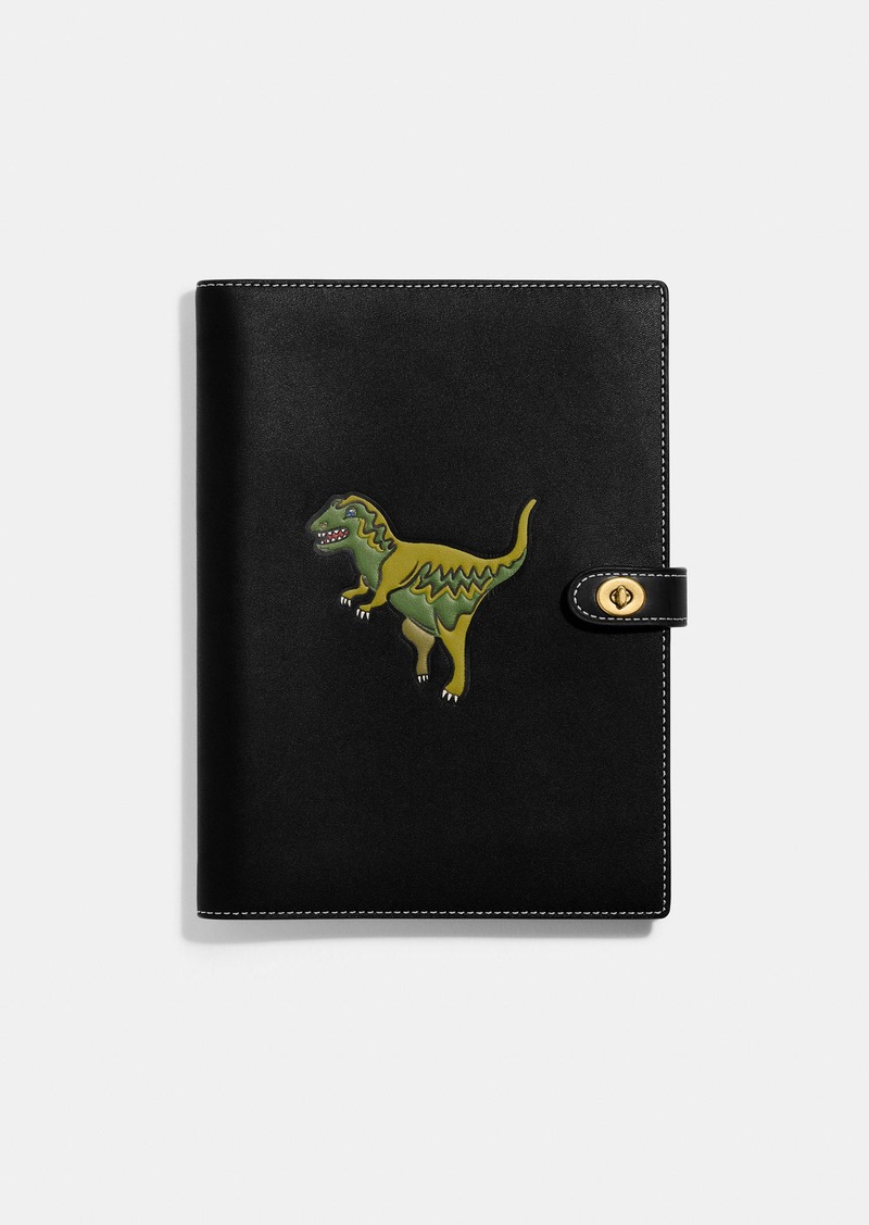 Coach Notebook With Rexy
