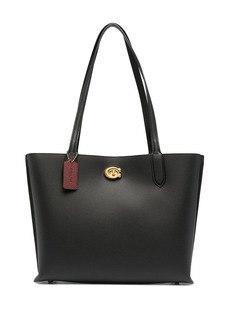 Coach oversized leather tote bag