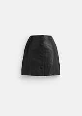 Coach Patent Leather Mini Skirt