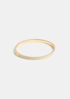 Coach Pavé Hinged Bangle